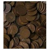2 Pounds of Wheat Pennies - Mixed Dates