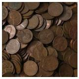 2 Pounds of Wheat Pennies - Mixed Dates