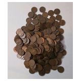2 Pounds of Wheat Pennies - Mixed Dates