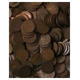 2 Pounds of Wheat Pennies - Mixed Dates