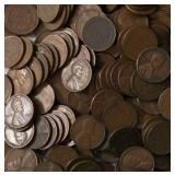2 Pounds of Wheat Pennies - Mixed Dates