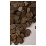 2 Pounds of Wheat Pennies - Mixed Dates