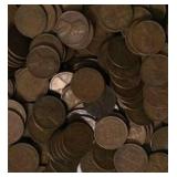 2 Pounds of Wheat Pennies - Mixed Dates