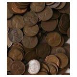 2 Pounds of Wheat Pennies - Mixed Dates