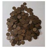 2 Pounds of Wheat Pennies - Mixed Dates