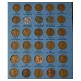 Book of Lincoln Head Cent Collection Starting 1941.  Book is full.