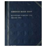 Book of Lincoln Head Cent Collection Starting 1941. - Book is in need of repair - Book is full.