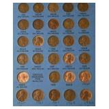 Book of Lincoln Head Cent Collection Starting 1941.  Book is full.