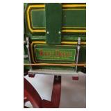 Danbury Mint "John Deere Weather Wagon"  Metal - 14"L x 6"H x 5"W - Barometer/Thermometer  -VERY  RARE