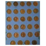 Book of Lincoln Head Cent Collection Starting 1941.  Book is full.