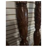 Vintage Solid Wood Queen Size Bed Frame