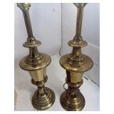1960s Hollywood Regency Brass Westwood Lamps