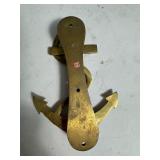 Antiqued Brass Anchor Door Knocker