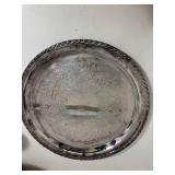 Lot of Silver Plates & Bowl With Lid