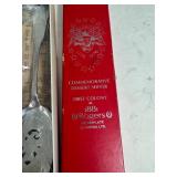 1776-1976 Rogers Silverplate Oneida Commemorative Dessert Pie Cake Eagle Server