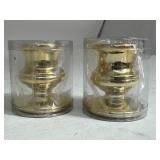 Keystoneware Chromium Plated Tea Pot USA & Candle Holders