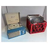 Record Player & Records
