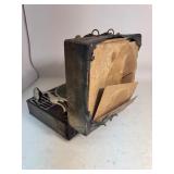 WORKING Silvertone Vintage Portable Phonograph - 1930s-1940s