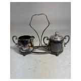 Silver Wm. Rogers Sugar & Cream Set