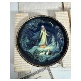 Set of 2 Bradex Plates The Legend of The Snowmaiden and Ruslan & Ludmila 8"