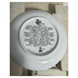 Set of 2 Bradex Plates The Legend of The Snowmaiden and Ruslan & Ludmila 8"