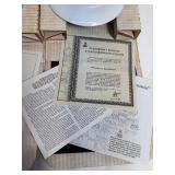 Set of 2 Bradex Plates The Legend of The Snowmaiden and Ruslan & Ludmila 8"