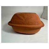 Clay Pot Terra Cotta Roaster Roscan Braten Topf Dutch Oven Lid Bottom