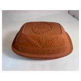 Clay Pot Terra Cotta Roaster Roscan Braten Topf Dutch Oven Lid Bottom