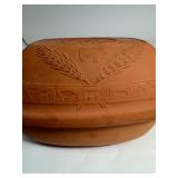 Clay Pot Terra Cotta Roaster Roscan Braten Topf Dutch Oven Lid Bottom