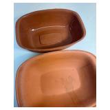 Clay Pot Terra Cotta Roaster Roscan Braten Topf Dutch Oven Lid Bottom