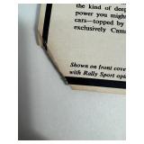 1967 Chevrolet New Camaro brochure