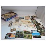 Vintage Stamps, New & Used Post Cards