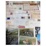 Vintage Stamps, New & Used Post Cards