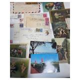 Vintage Stamps, New & Used Post Cards