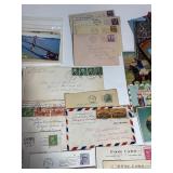 Vintage Stamps, New & Used Post Cards