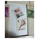 Vintage Stamps, New & Used Post Cards