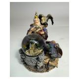 Wizard & Dragon Merlin Music Box Figurine Globe By Westland Giftware