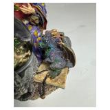Wizard & Dragon Merlin Music Box Figurine Globe By Westland Giftware