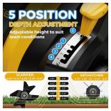 Eveage Electric Dethatcher and Scarifier