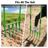 Yowpsy 56" Heavy Duty Broadfork