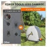 Giraffe Tools Ground Mounted Retractable Hose Reel 1/2" X 130