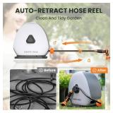 Giraffe Tools Ground Mounted Retractable Hose Reel 1/2" X 130