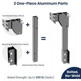 Safoner Heavy-Duty Trailer Spare Tire Mount