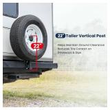 Safoner Heavy-Duty Trailer Spare Tire Mount