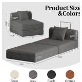 HouseMila Sofa Bed Couch (Gray)