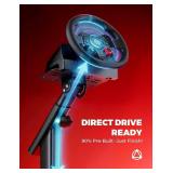 Racgting Foldable Racing Simulator Cockpit with Leather Seat