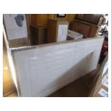Jubest 36" X 80" Raised 2-Panel Square Smooth White Primed Hollow Core Interior Door