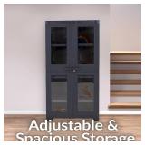 Sunnydaze Resin Storage Cabinet (Charcoal)