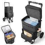 Kedsun 2-in-1 Rolling Teacher Bag with Detachable Trolley