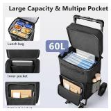 Kedsun 2-in-1 Rolling Teacher Bag with Detachable Trolley